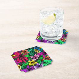 Porta-copo De Papel Impressão havaiano