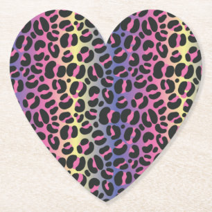 Porta-copo De Papel Impressão Rainbow Lepard