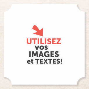Porta-copo De Papel Imprima seus desenhos online em francês