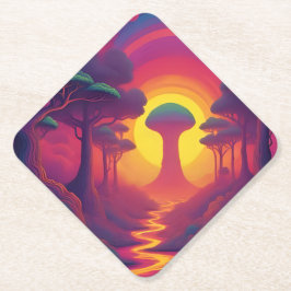 Porta-copo De Papel Início da Arte da Queda