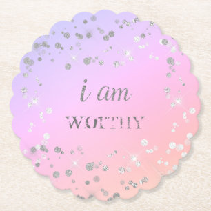 PORTA-COPO DE PAPEL *~* INTENÇÃO - PERSONALIZAR - EU MEREÇO A MELHOR