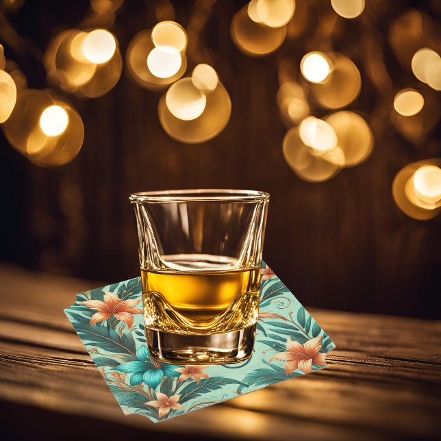 Porta-copo De Papel Iridescente tropical (Criador carregado)