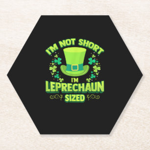 Porta-copo De Papel Irlandesa Leprechaun Gag Gift Short Women Shamrock