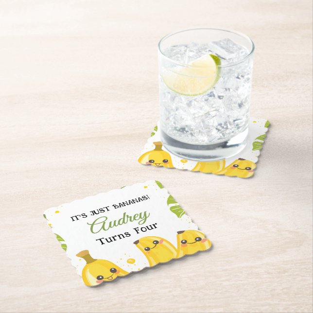 Porta-copo De Papel It's Just Bananas Any Age Birthday Party (Insitu)