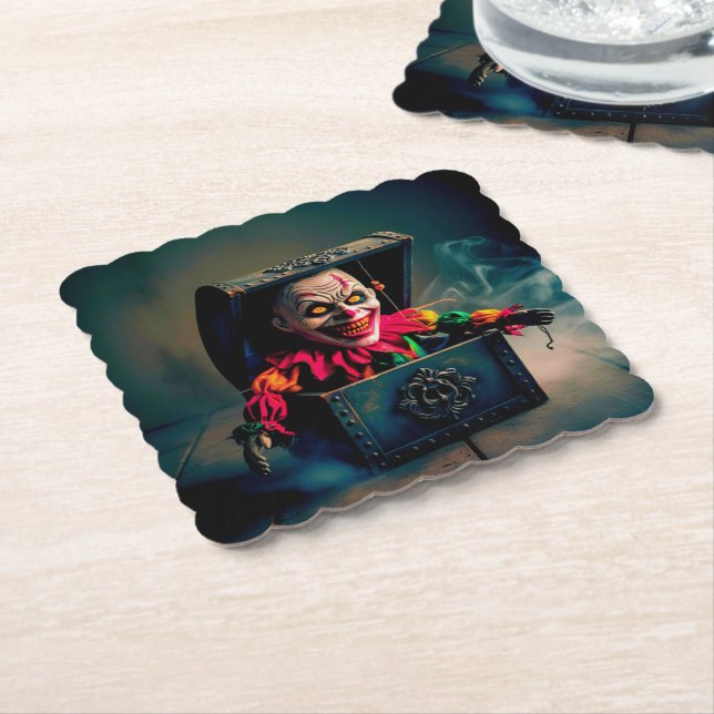 Porta-copo De Papel Jack assustador na caixa (Angular)