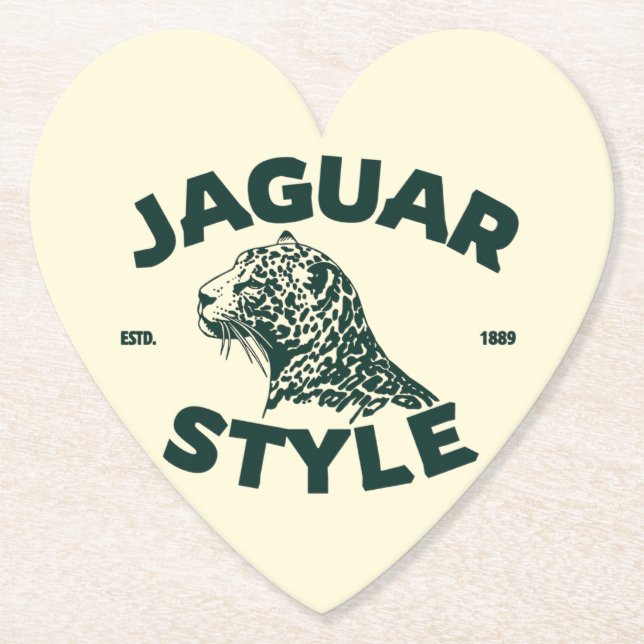 Porta-copo De Papel Jaguar Paper Coaster (Frente)