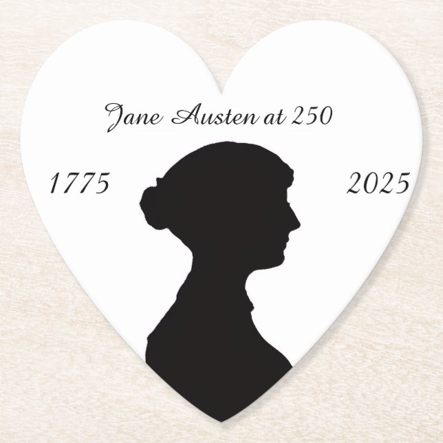 Porta-copo De Papel Jane Austen at 250 (Frente)