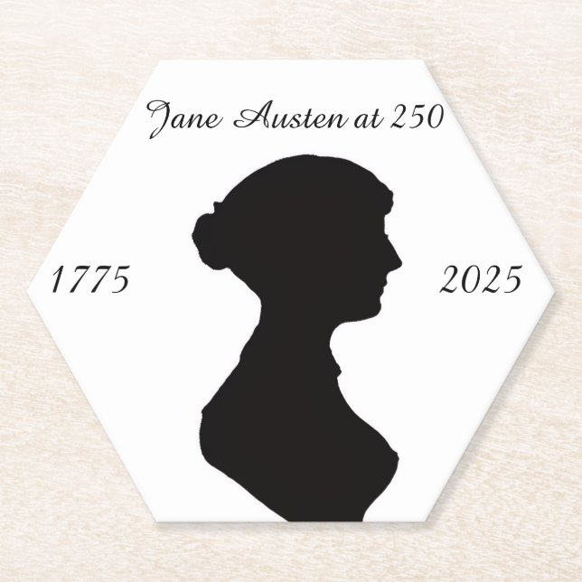 Porta-copo De Papel Jane Austen at 250 (Frente)