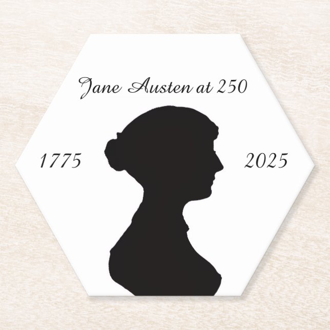 Porta-copo De Papel Jane Austen at 250 (Frente)