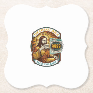 Porta-copo De Papel Jesus 9999 E-mails Não Lidos Caixa de Entrada Zero