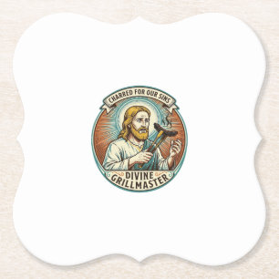 Porta-copo De Papel Jesus Completamente Queimado Preto Cachorro Quente
