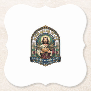 Porta-copo De Papel Jesus Pão Da Vida Jesus Pão Vida Padaria Cristo