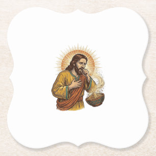 Porta-copo De Papel Jesus Sufocando Migalha de Chip de Tortilha Seca H