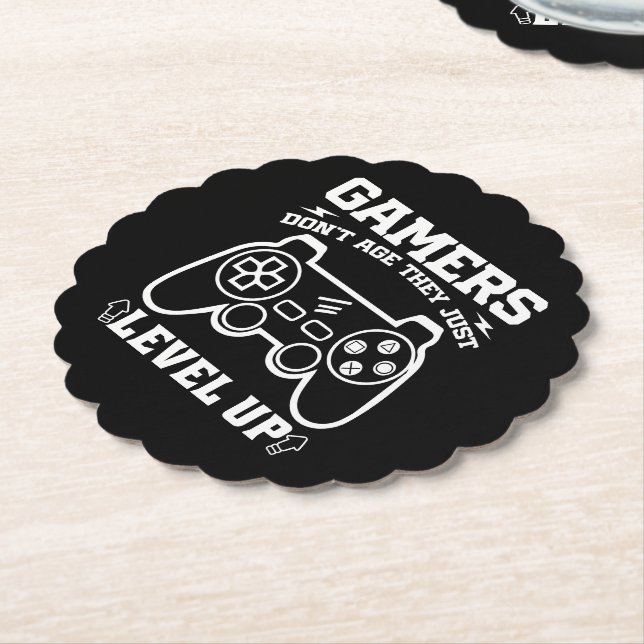 Porta-copo De Papel Jogadores não envelhecem, eles simplesmente aument (Angular)