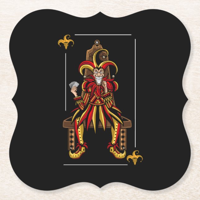 Porta-copo De Papel Jokers Wild (Frente)