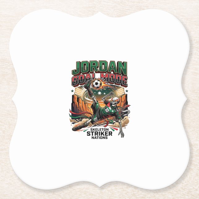 Porta-copo De Papel Jordan Modo Gol Esqueleto Striker Nations Dynamic  (Frente)