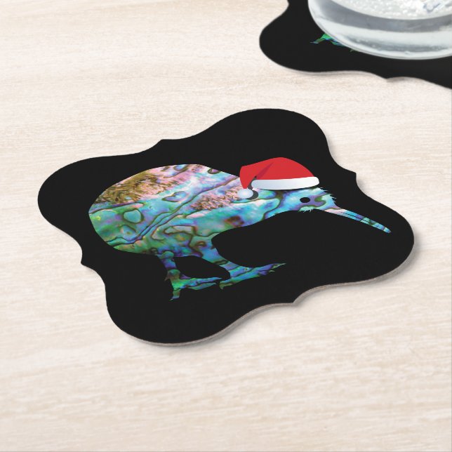 PORTA-COPO DE PAPEL KIWI XMAS PAUA (Angular)