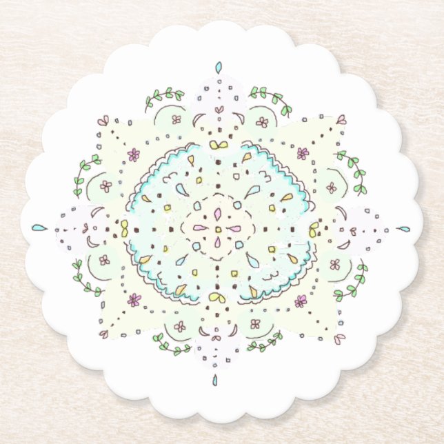 Porta-copo De Papel lace (Frente)