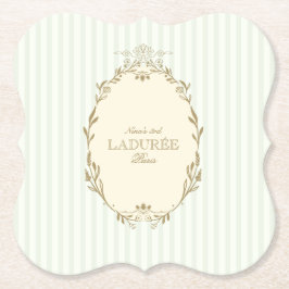 Porta-copo De Papel Ladurée Paris French Patisserie Vintage Birthday