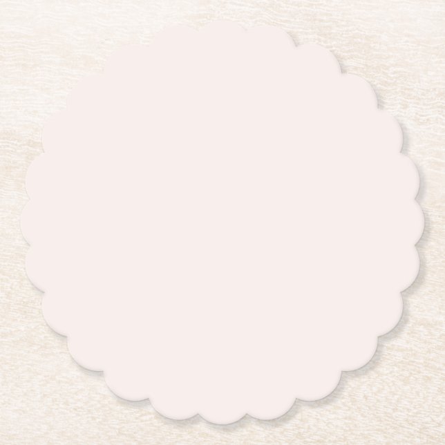 Porta-copo De Papel leite rosa sólido (Frente)