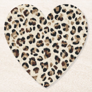 Porta-copo De Papel Leopardo para Chá de Bebê