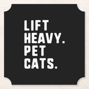 Porta-copo De Papel Levantem Gatos Pesados De Pet Engraçados, Giro En