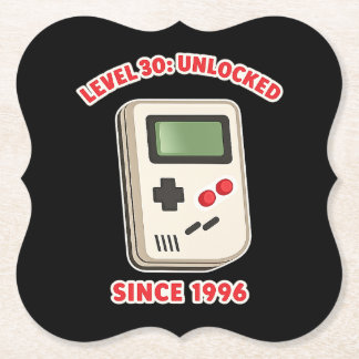 Porta-copo De Papel Level 30 Unlocked Since 1996