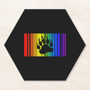Porta-copo De Papel Lgbt Colores arco-íris Ícone Orgão Gay