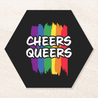 Porta-copo De Papel Lgbt Orgulho gay do arco-íris