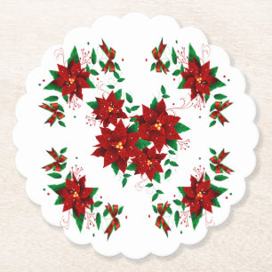 Porta-copo De Papel Lindo Pires de Papel Vermelho de Natal