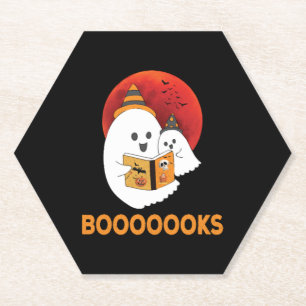 Porta-copo De Papel Livros Leem Livros Dia das Bruxas