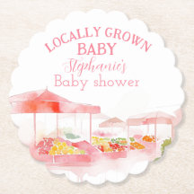 Locally Grown Baby Girl Shower Farmers Market