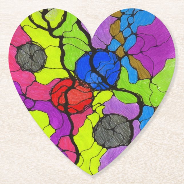 Porta-copo De Papel Love my drink (Frente)