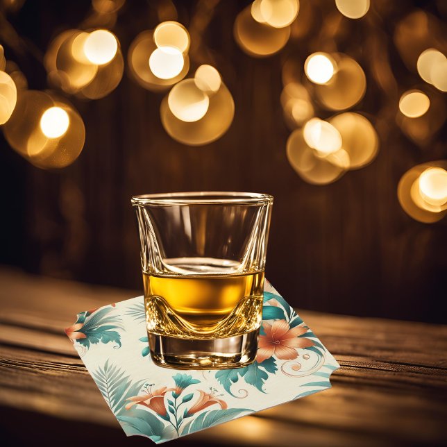 Porta-copo De Papel Luz tropical Iridescente (Criador carregado)