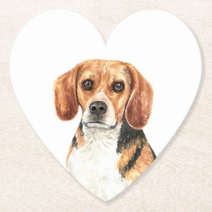 Porta-copo De Papel Mãe de Beagle Fofa Amante de Cachorro Pai de Cacho