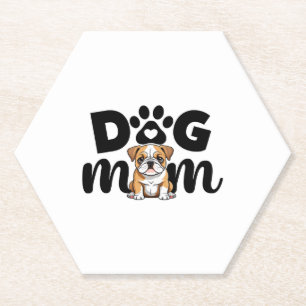 Porta-copo De Papel Mãe de Cachorro Pug Amante de Cães