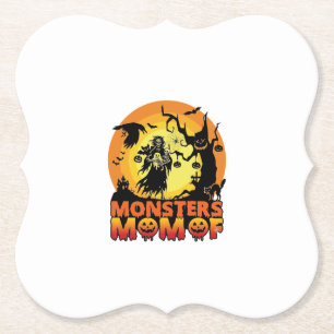 Porta-copo De Papel Mãe dos Monstros Dia das Bruxas Monstro Fantasma E