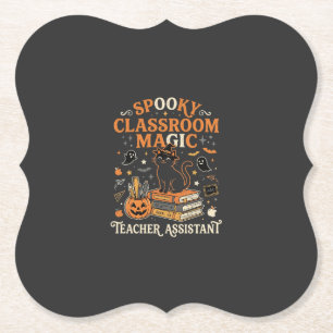 Porta-copo De Papel Magia de Sala de Aula de Halloween