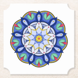 Porta-copo De Papel Mandala Padrão 01