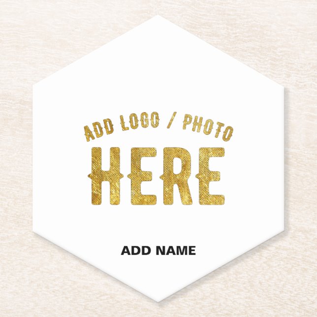 PORTA-COPO DE PAPEL MARCA VERIFICADA BRANCA PERSONALIZÁVEL MODERNA (Frente)