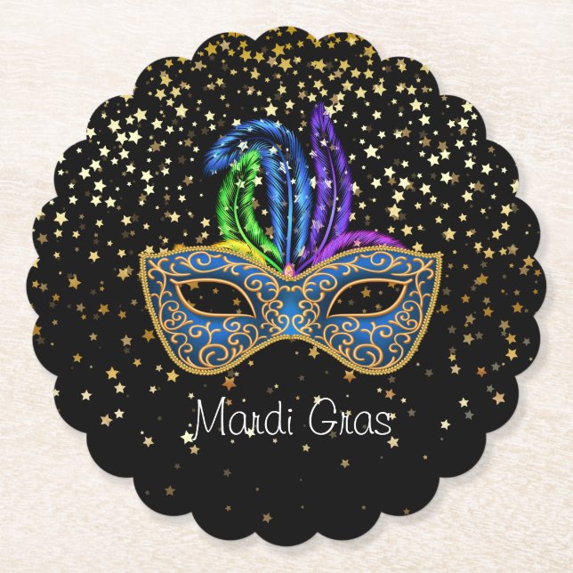 Porta-copo De Papel Mardi Gras (Frente)