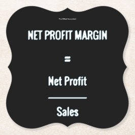 Porta-copo De Papel "Margem de Lucro Líquida"