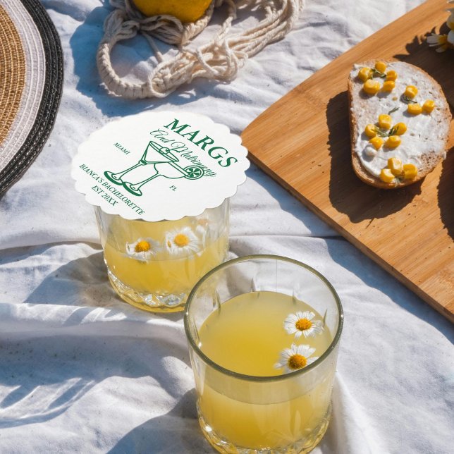 Porta-copo De Papel Margs e Matrimony Beach Festa de solteira (Criador carregado)