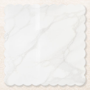 Porta-copo De Papel Mármore Branco