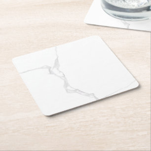 Porta-copo De Papel Mármore Branco
