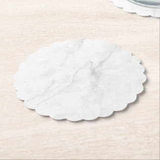 Porta-copo De Papel Mármore Branco