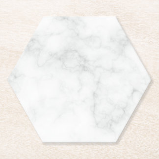 Porta-copo De Papel Mármore Branco Moderno