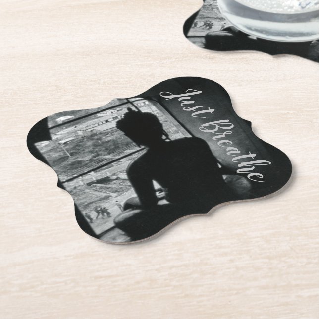 Porta-copo De Papel Meditação Respira Ioga (Angular)