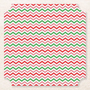 Porta-copo De Papel Melancia Summer Zigzag Stripes Padrão-52208