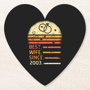 Porta-copo De Papel Melhor esposa desde o dia de as mães retrô vintage